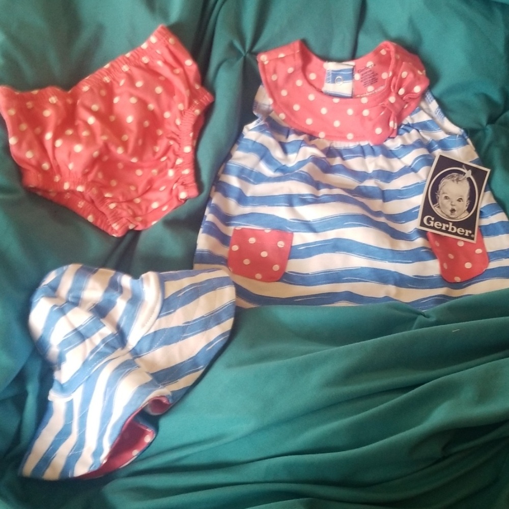 Gerber girl newborn outfit